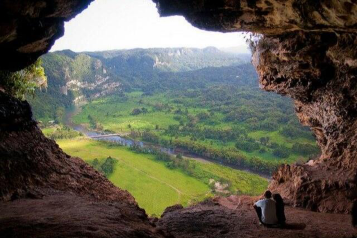a view of a rocky mountain